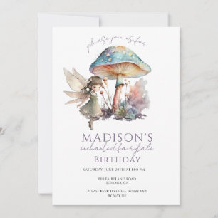 Magical Fairy Pixie Fairytale Birthday Party Invitation