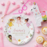 Magical Fairy Princess Enchanted Garden Birthday Paper Plate<br><div class="desc">Magical Fairy Princess Enchanted Garden Birthday Paper Plates.</div>