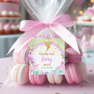 Magical Fairy Rainbow Birthday Favour Stickers