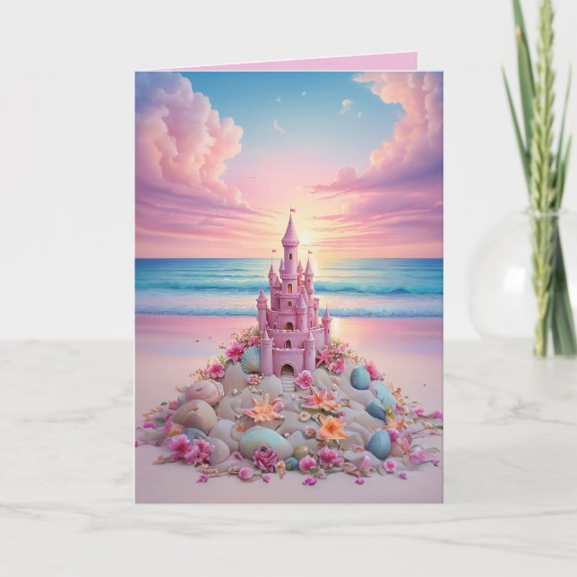 Magical Fairy Tale Birthday Party Card (Front)