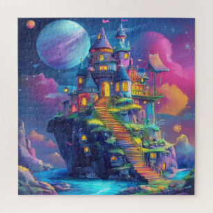 Magical Fairy Tale Castle  & Floating Island Jigsaw Puzzle
