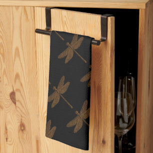 Magical Fairy Tale Fantasy Dragonfly Tea Towel