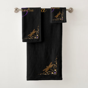 Magical Fairy Tale Fantasy Personalised  Bath Towel Set