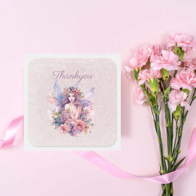 Magical Fairy Thankyou Pastel Sticker & Labels (Creator Uploaded)