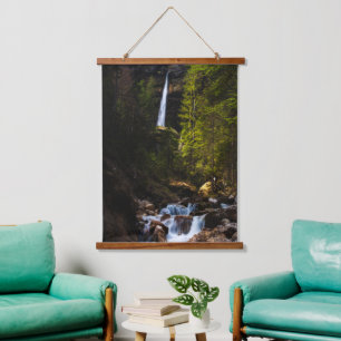 Magical fairytale at waterfall Peričnik, Slovenia Hanging Tapestry