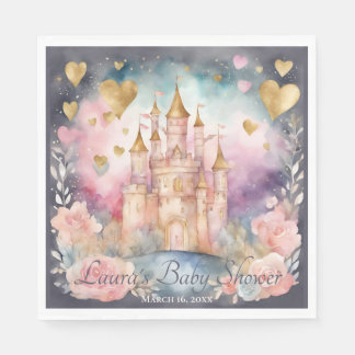 Magical Fairytale Princess Baby Shower Napkin