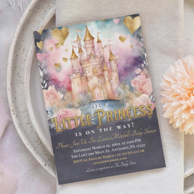 Magical Fairytale Princess Baby Shower Sprinkle Invitation (Creator Uploaded)