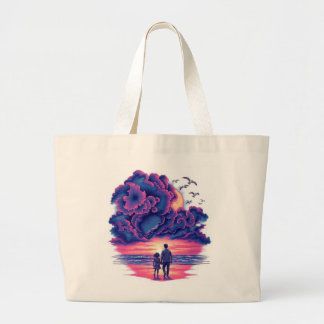 Magical family's large tote bag