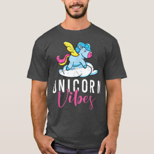 Magical Fantasy Animal Unicorn Vibes Fairy Tale Cu T-Shirt