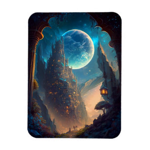 Magical Fantasy Castle Magnet