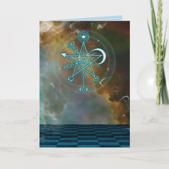 Magical fantasy greeting card (Front)