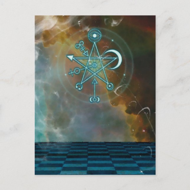 Magical fantasy postcard (Front)