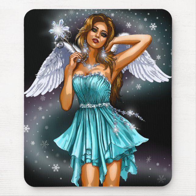 Magical Female Fairy Mouse Pad (Front)