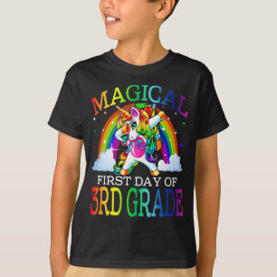 Magical First Day Of 3rd Grade Unicorn T-Shirt
