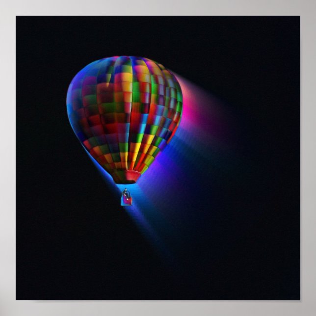 Magical Flight Abstract Dream Digital Art Poster (Front)