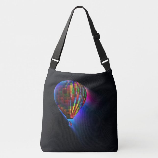Magical Flight Black Crossbody Bag (Front)