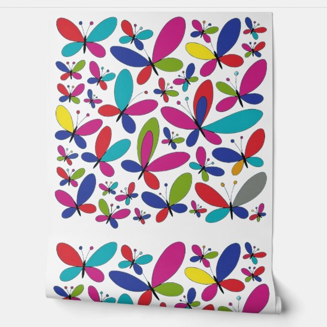 Magical Flight of Butterflies Wallpaper (Unrolling)