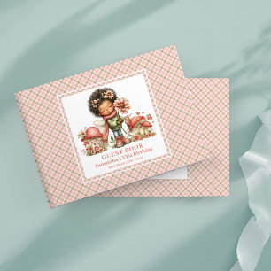 Magical Floral Fairy 5th Birthday Guest Book