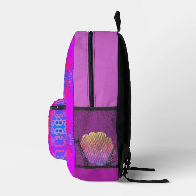 Magical flowers printed backpack (Right)