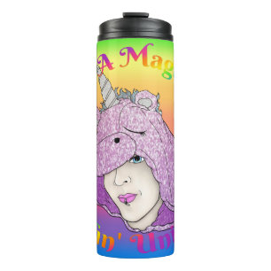 Magical Fluffin Unicorn Thermal Tumbler