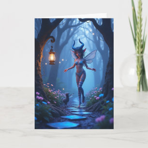 Magical Forest Birthday Card