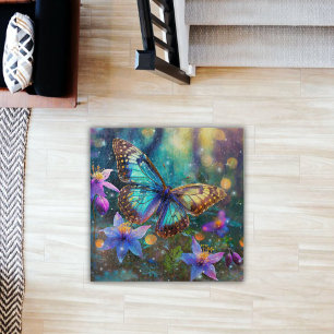 Magical Forest Butterfly and Flowers Jigsaw Puzzle