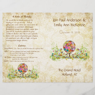 Magical Forest Circle of Love Flower Tree Wedding