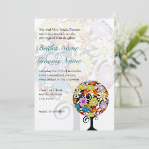 Magical Forest Circle of Love Wedding Invitations