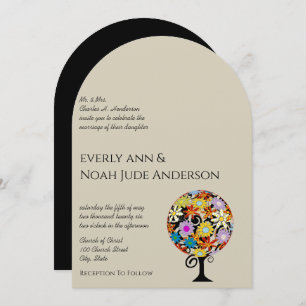 Magical Forest Circle of Love Wedding Invitations
