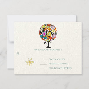 Magical Forest Circle of Love Wedding Invitations