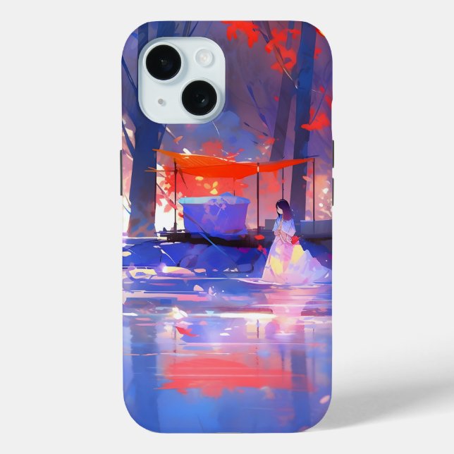 Magical Forest Colourful Anime Case-Mate iPhone Case (Back)