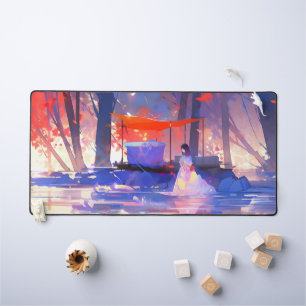 Magical Forest Colourful Anime Desk Mat