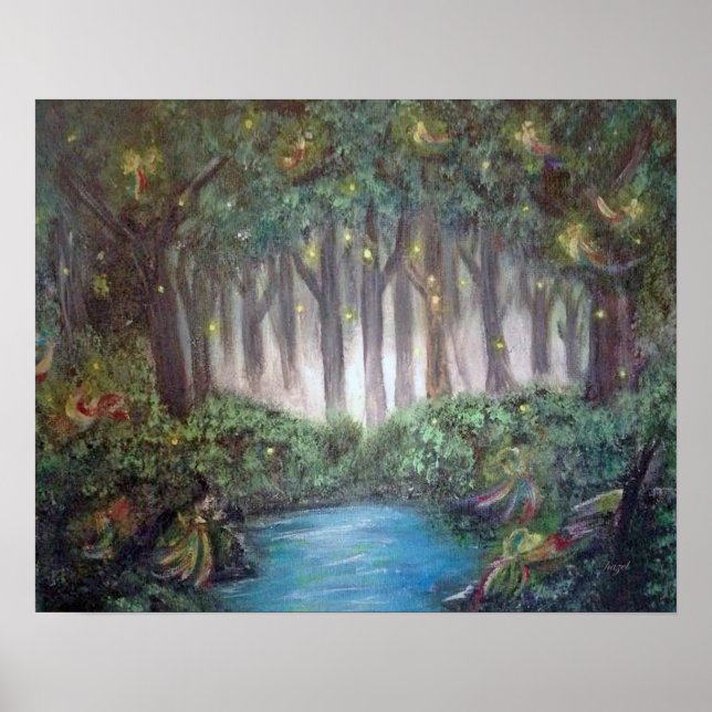 Magical Forest, From Original Painting, Poster (Front)
