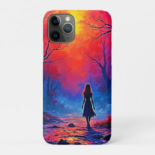 Magical Forest Girl's Solitude Design Case-Mate iPhone Case