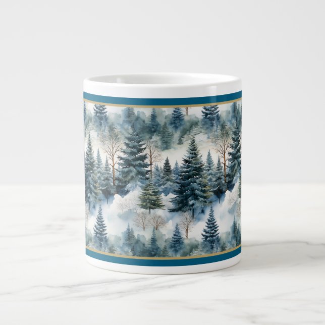 Magical Forest  Large Coffee Mug (Front)