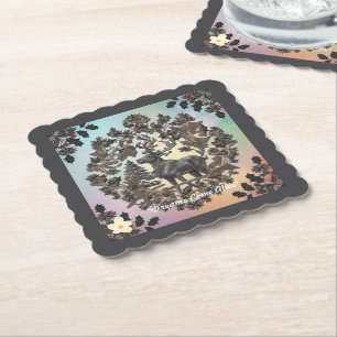 "Magical Forest" Paper Coaster