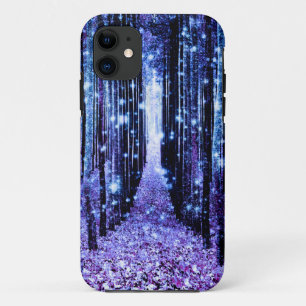 Magical Forest Path Purple Blue Case-Mate iPhone Case