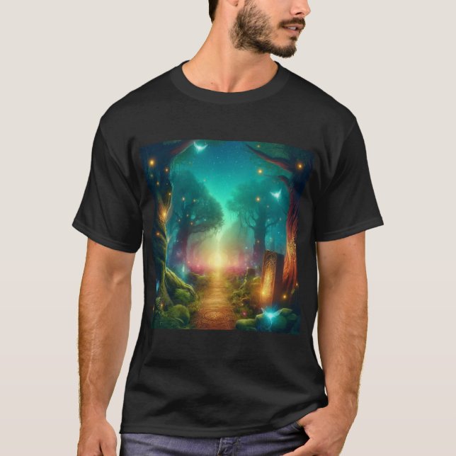 Magical Forest Pathway to Adventure T-Shirt (Front)
