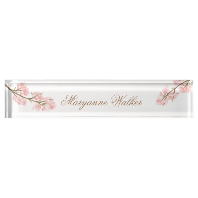 Magical Forest | Personalised Desk Nameplate (Front)