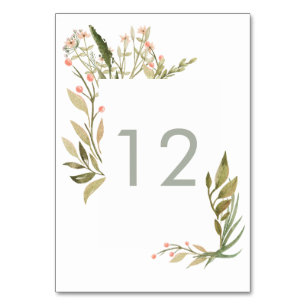 Magical Forest Table Card