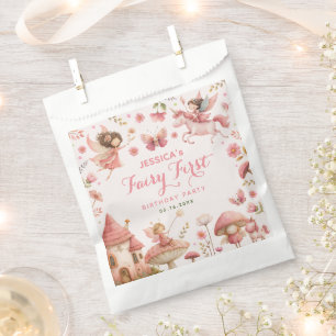 Magical Forest Unicorn Fairy First Birthday Party Favour Bags