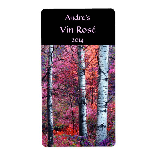 Magical Forest Wine Label (Front)
