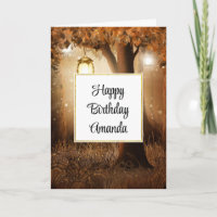 Magical Forest with Fairy Lights Birthday