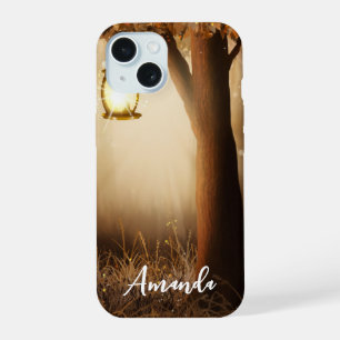 Magical Forest with Fairy Lights iPhone 15 Case