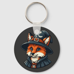 Magical Fox - Wizard Fantasy Key Ring