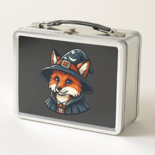 Magical Fox - Wizard Fantasy Metal Lunch Box