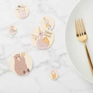 Magical Friends Personalised Birthday Name and Age Confetti