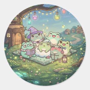 Magical Frog Village Sticker