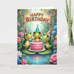 Magical Garden Birthday Card