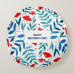 Magical Garden Mother's Day Round Cushion